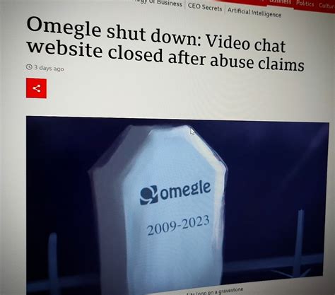 omegle*|Omegle shut down: Video chat website closed after abuse claims。